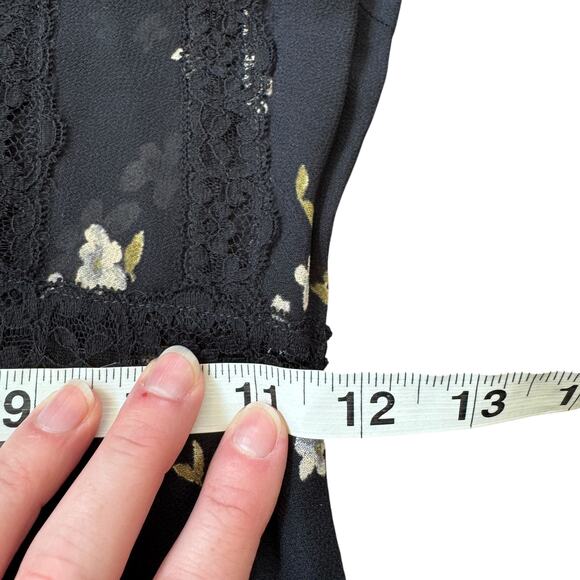 Reformation Natalia Lace Trim Midi Dress - Picture 10 of 12